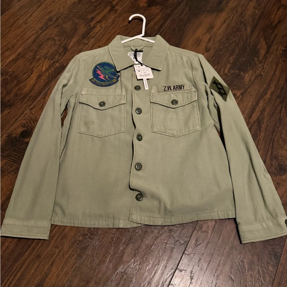 Zara womens military jacket/overshirt - Picture 1 of 3